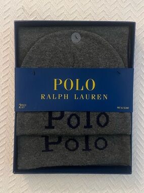 Polo Ralph Lauren Hat & Scarf Set